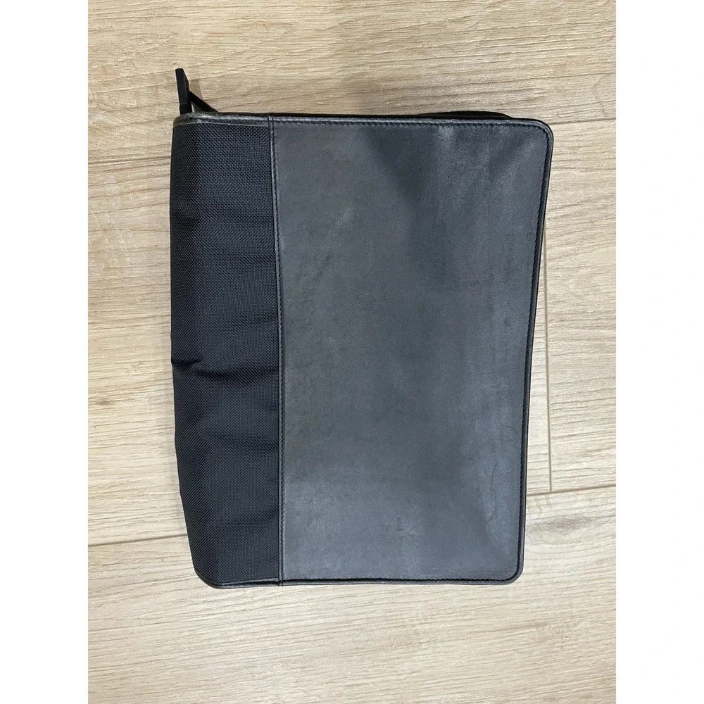 Hartmann Intensity Canvas Nylon & Leather Zippered Tech Portfolio Organizer Case